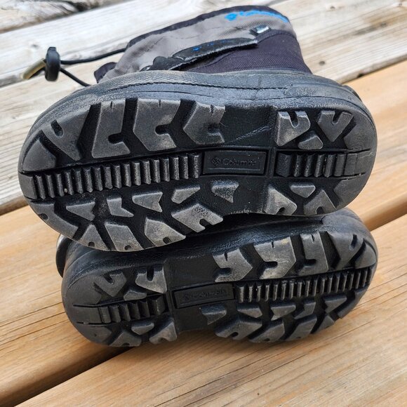 COLUMBIA Little Kids' Powderbug Plus II Warm Waterproof Boot Size 8 - Picture 4 of 6